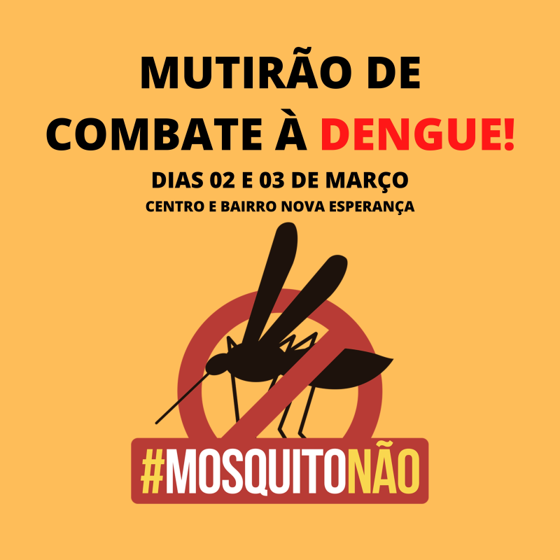 MUTIRÃO DE COMBATE AO AEDES AEGYPTI